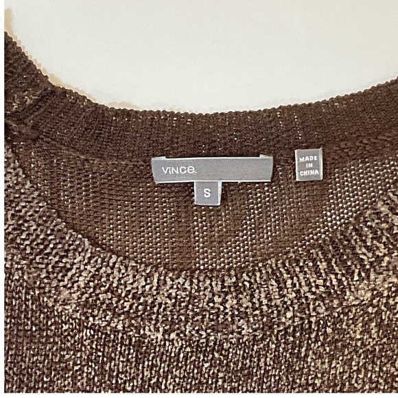 Vince Rayon Scoop Neck Drop Shoulder Sweater - Picture 5 of 7